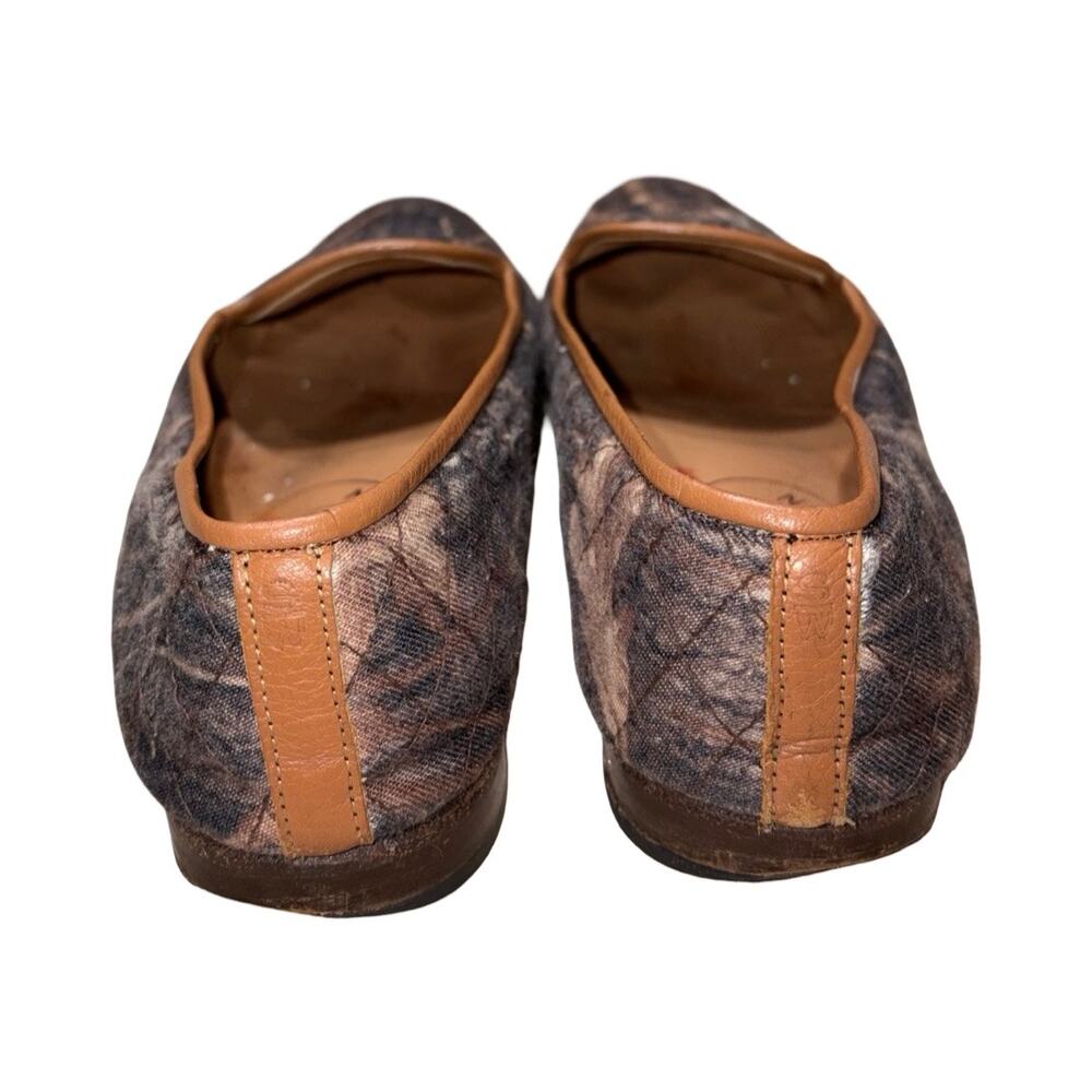 Stubbs & Wootton Limited Edition Brown Quilted Camo Loafers Size: 8.5 Women - Picture 6 of 8